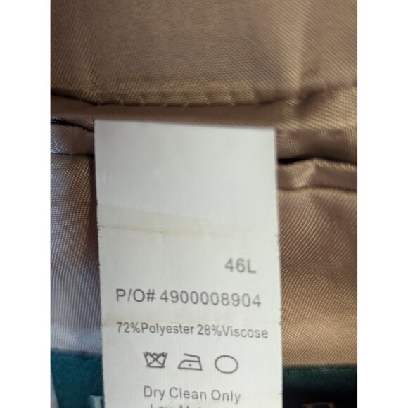 Lauren Ralph Lauren Beige Mens Blazer Sports Coat 46L Two-Button Classic Fit Pol - Picture 4 of 5